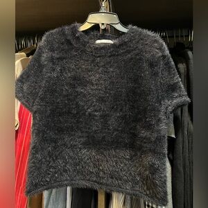 Girls Zara Black Cozy Sweater PARTY PERFECT! Subtle Sparkle Sz9